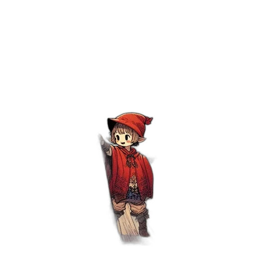 staff, hat, jacket, weapon transparent PNG cut-out
