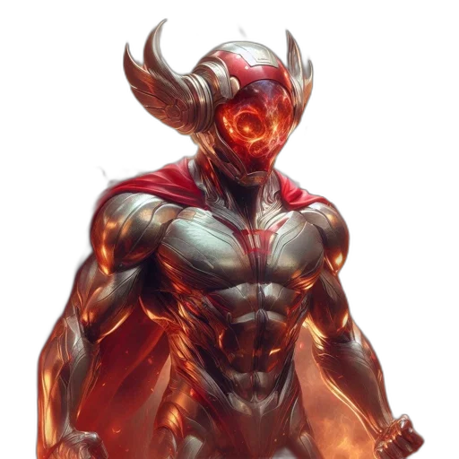 mask, concept art, comic book art, fantasy art transparent PNG cut-out