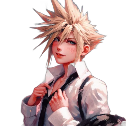 staff, jacket, face, hair transparent PNG cut-out