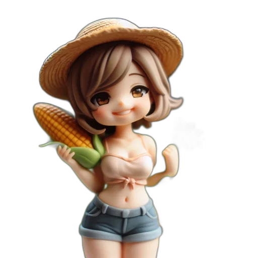 hat, food, 3d render, concept art transparent PNG cut-out