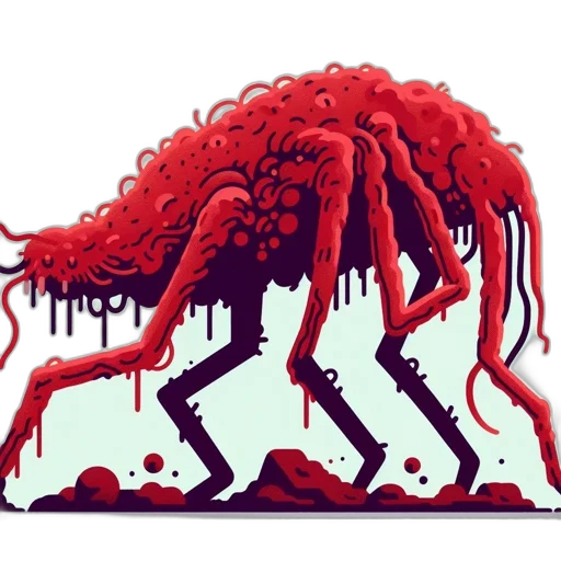 creature, concept art, pixel art, fantasy art transparent PNG cut-out