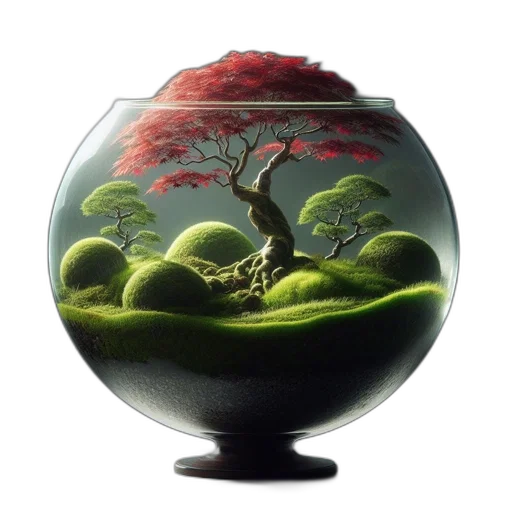 tree, dragon, photorealistic, fantasy art transparent PNG cut-out