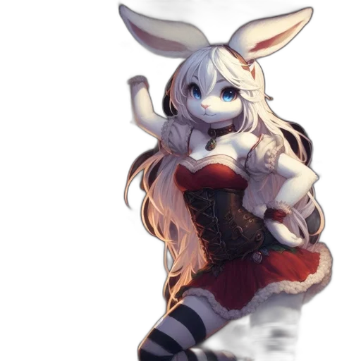dress, staff, weapon, animal transparent PNG cut-out
