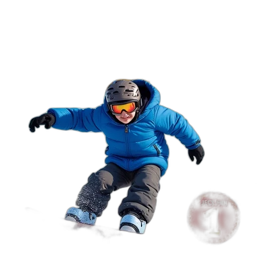 face, photorealistic, snow, cover transparent PNG cut-out