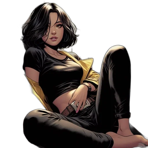 comic book art, concept art, cartoon, photorealistic transparent PNG cut-out