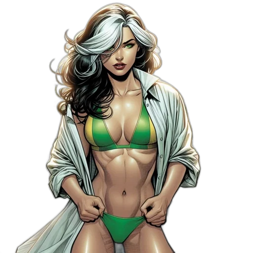 comic book art, concept art, cartoon, fantasy art transparent PNG cut-out
