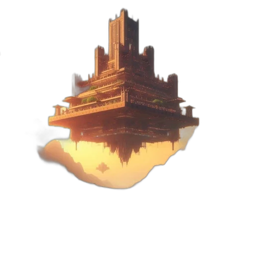 crown, building, dragon, robot transparent PNG cut-out