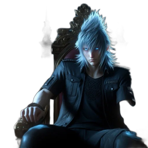 jacket, dragon, staff, sword transparent PNG cut-out
