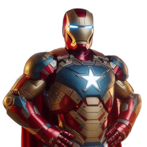 robot, 3d render, comic book art, concept art transparent PNG cut-out