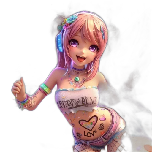 dress, robot, weapon, staff transparent PNG cut-out