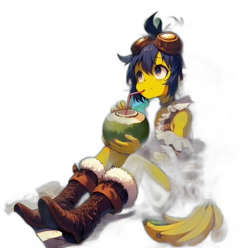 staff, food, dragon, pixel art transparent PNG cut-out