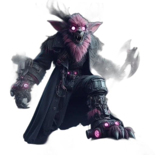 staff, creature, concept art, fantasy art transparent PNG cut-out