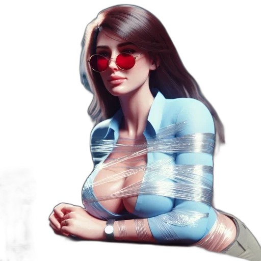 dress, jacket, comic book art, concept art transparent PNG cut-out