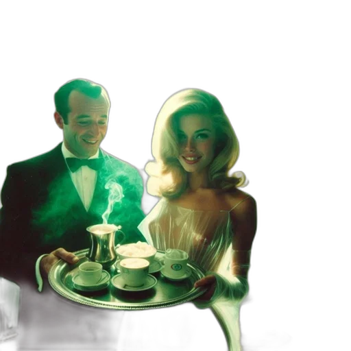 photorealistic, 3d render, concept art, vaporwave transparent PNG cut-out
