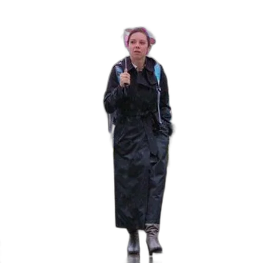 jacket, umbrella, staff, dress transparent PNG cut-out