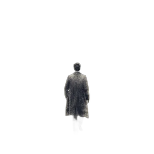 jacket, robot, staff, creature transparent PNG cut-out