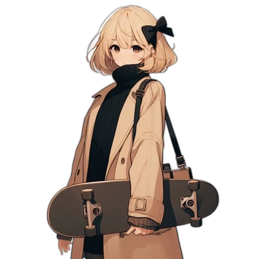 jacket, staff, weapon, sword transparent PNG cut-out