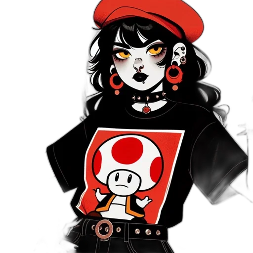dress, jacket, hat, concept art transparent PNG cut-out