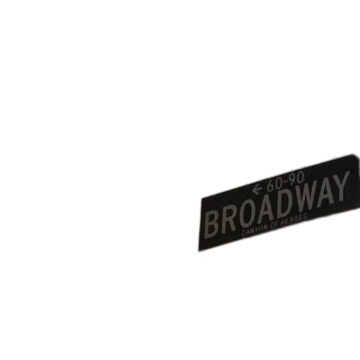 city street, street, sign, showing transparent PNG cut-out