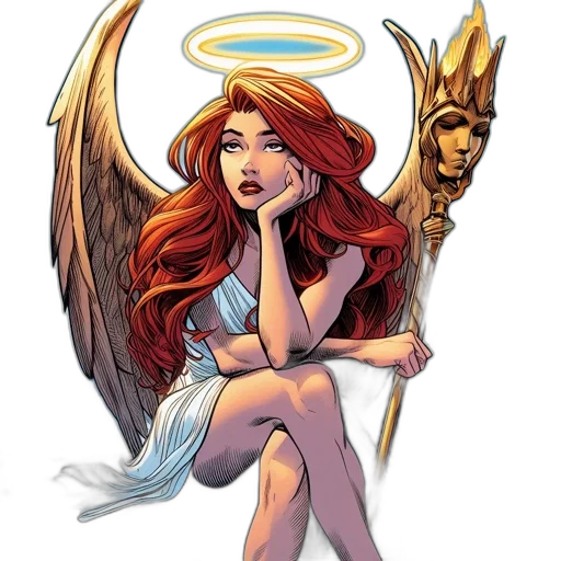 comic book art, fantasy art, concept art, cartoon transparent PNG cut-out