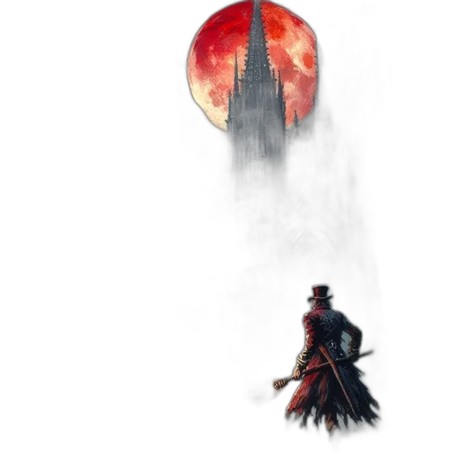 concept art, fantasy art, comic book art, watercolor transparent PNG cut-out