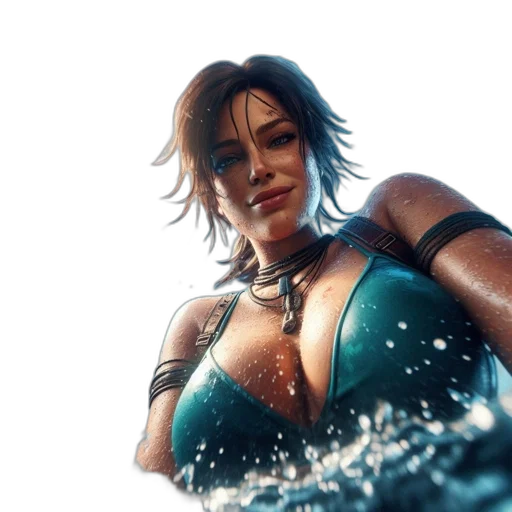concept art, 3d render, cyberpunk, photorealistic transparent PNG cut-out