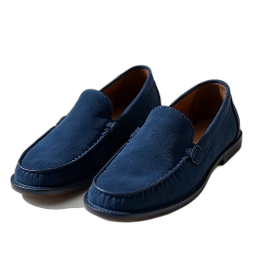 shoes, 3d render, photorealistic, blue transparent PNG cut-out