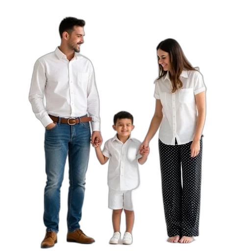 dress, staff, monochrome, family transparent PNG cut-out