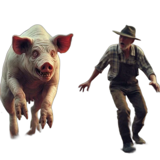animal, creature, concept art, 3d render transparent PNG cut-out