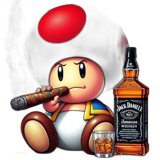 bottle, hat, weapon, pixel art transparent PNG cut-out