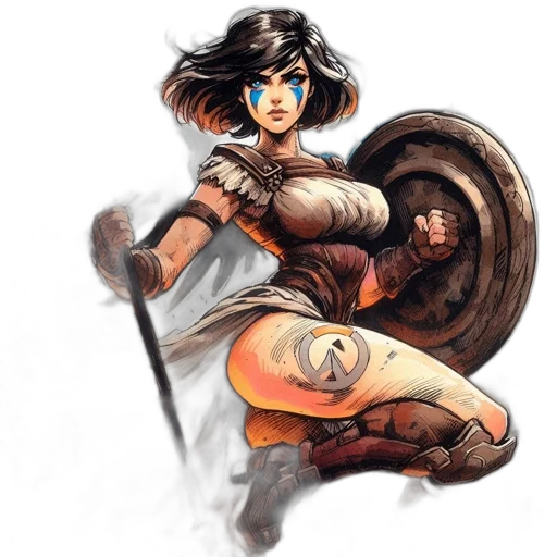 sword, weapon, staff, fantasy art transparent PNG cut-out