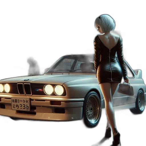 car, weapon, dress, concept art transparent PNG cut-out