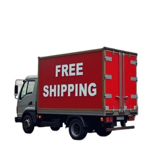 furniture, 3d render, delivery, truck transparent PNG cut-out