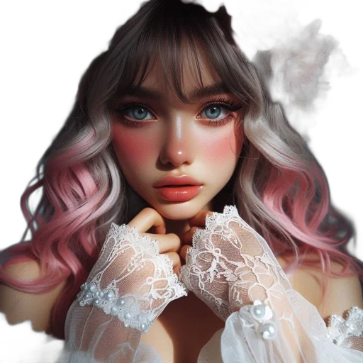 face, mask, dress, creature transparent PNG cut-out