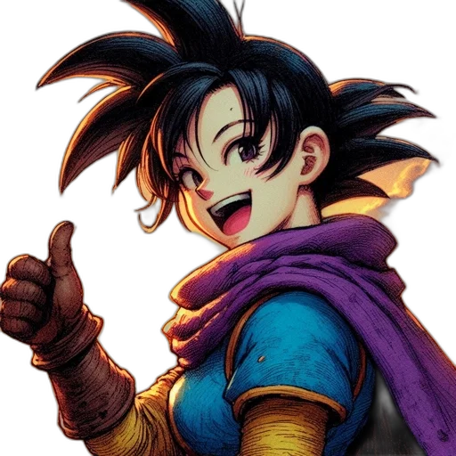 staff, anime, pixel art, comic book art transparent PNG cut-out