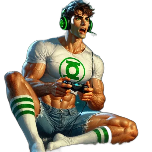 comic book art, concept art, pixel art, 3d render transparent PNG cut-out