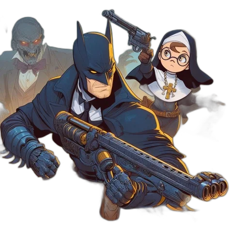 weapon, comic book art, concept art, cartoon transparent PNG cut-out