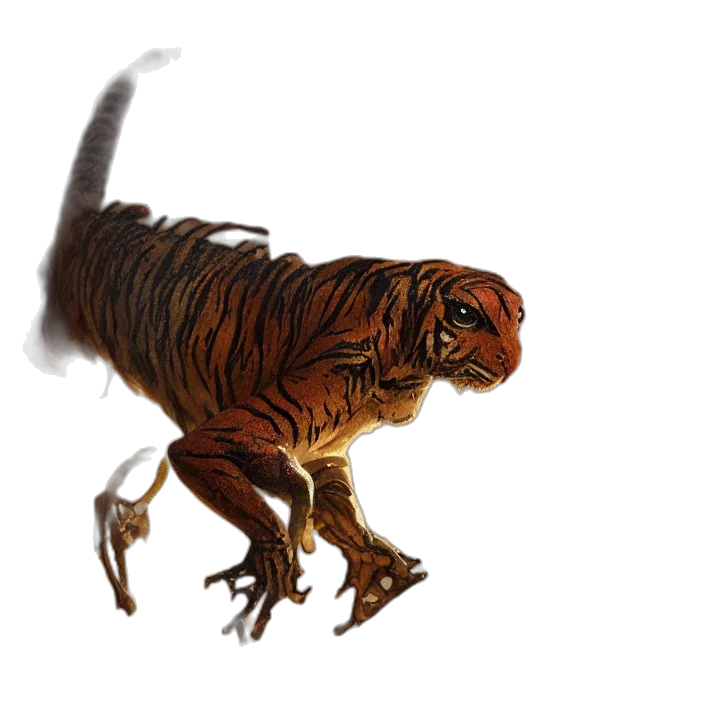 creature, dragon, animal, staff transparent PNG cut-out