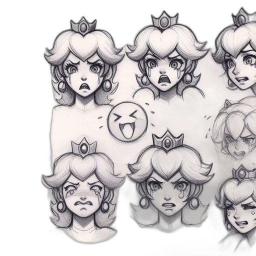 crown, mask, concept art, pixel art transparent PNG cut-out