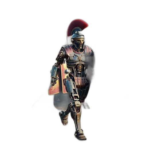sword, staff, weapon, robot transparent PNG cut-out
