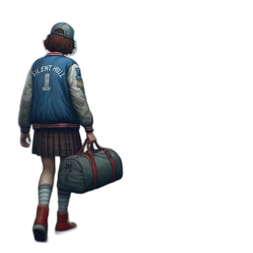 jacket, hat, weapon, robot transparent PNG cut-out