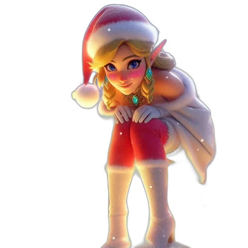 staff, dress, hat, 3d render transparent PNG cut-out