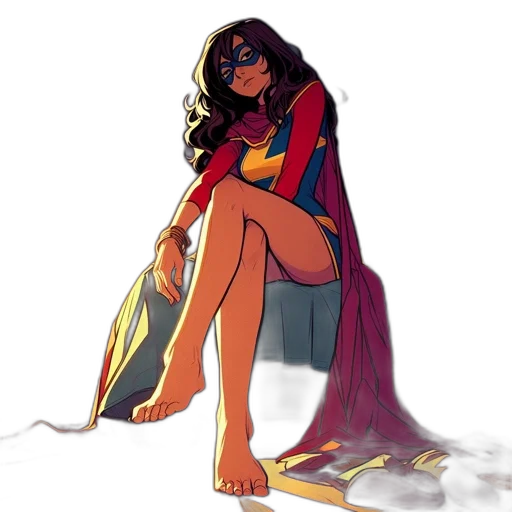 dress, concept art, comic book art, fantasy art transparent PNG cut-out