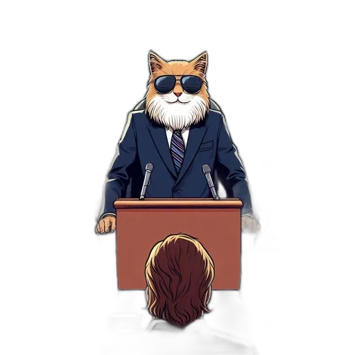 staff, jacket, furniture, cartoon transparent PNG cut-out