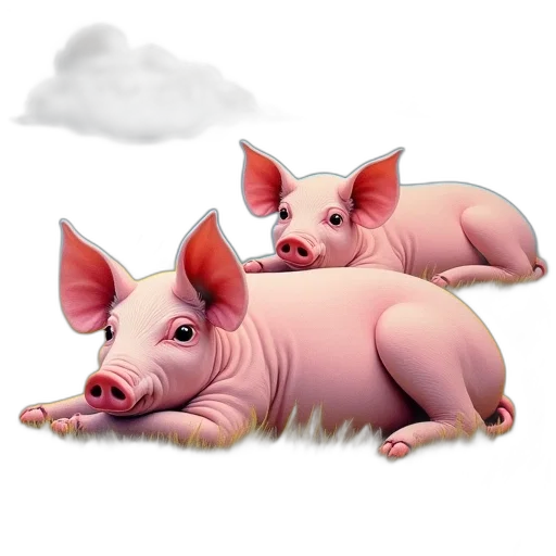 animal, concept art, photorealistic, 3d render transparent PNG cut-out