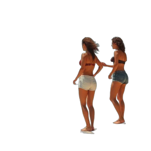 3d render, concept art, beach, underwater transparent PNG cut-out