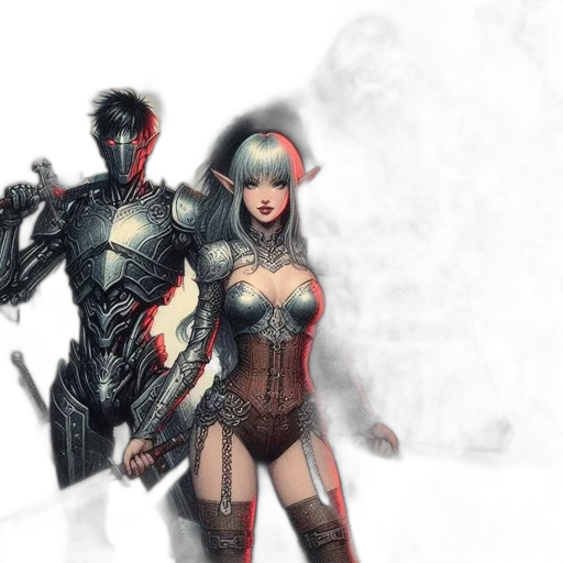 robot, comic book art, concept art, fantasy art transparent PNG cut-out