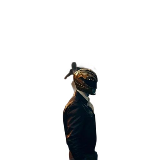 mask, robot, hat, jacket transparent PNG cut-out
