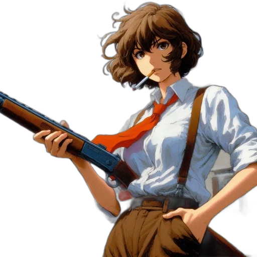 weapon, staff, sword, jacket transparent PNG cut-out