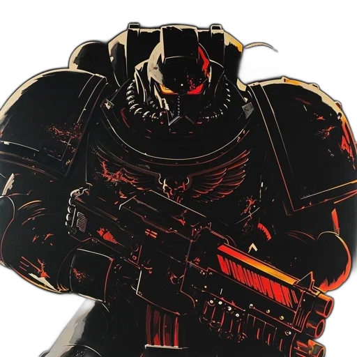 weapon, robot, mask, jacket transparent PNG cut-out